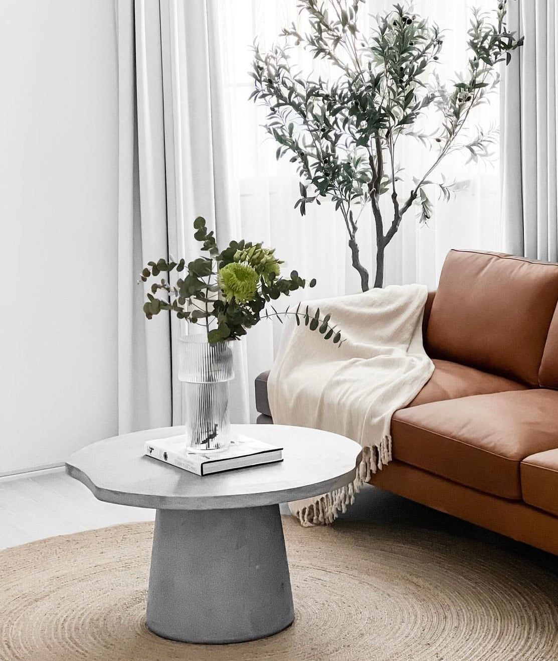 Huron Concrete Coffee Table